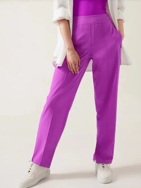 Athleta Vienna Slim Pant in Vibrant Purple Size 12